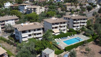 Bright flat with garden, parking and community pool in Port de Sóller for longterm rent